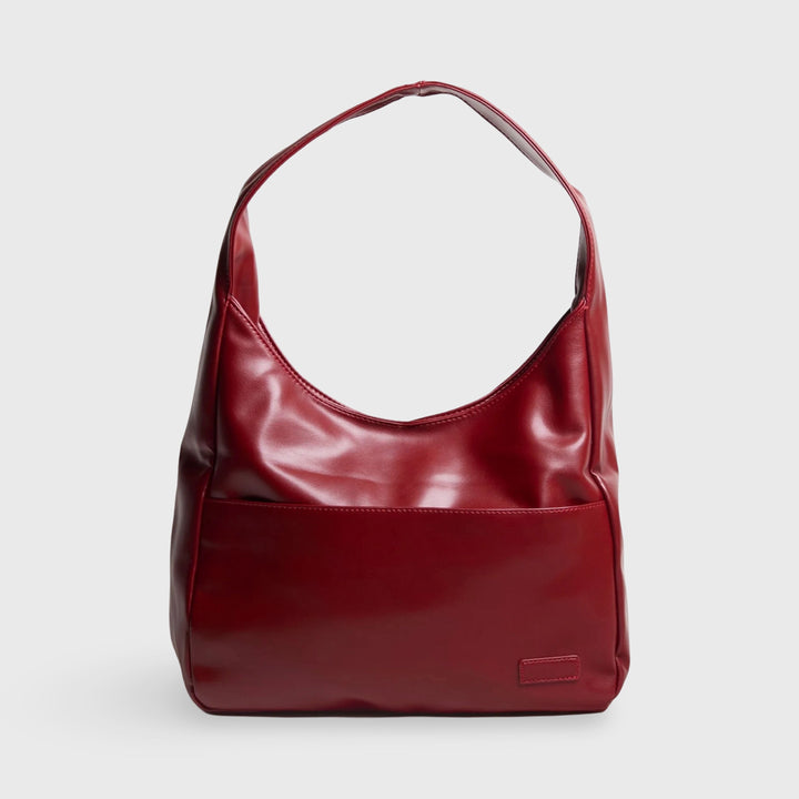 Everyday Shoulder Tote in Red
