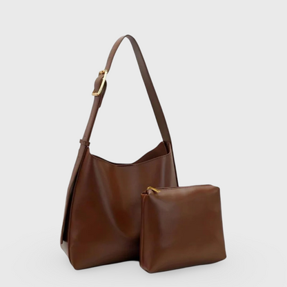 Classy Workday Hobo Bag in Cognac