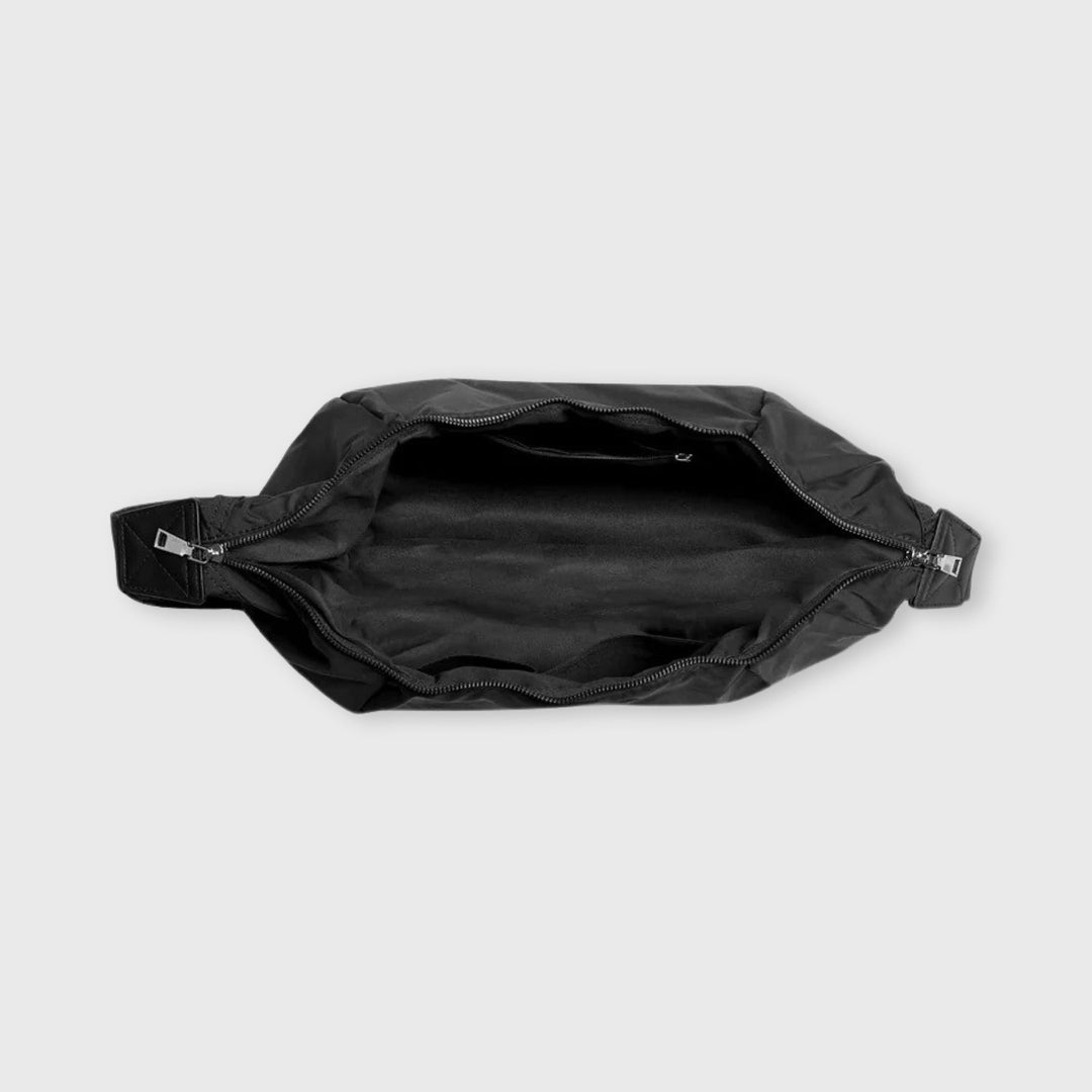 Baggy Puffer Sling in Black