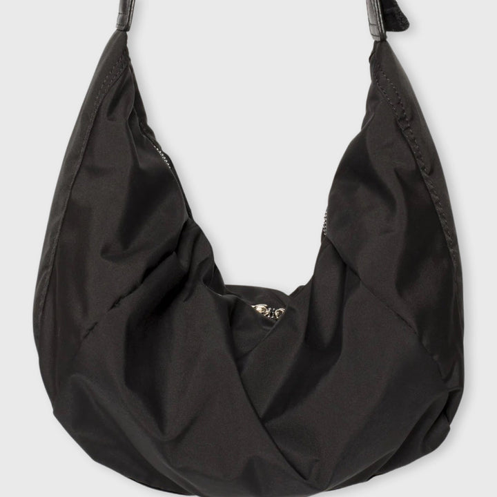 Baggy Puffer Sling in Black