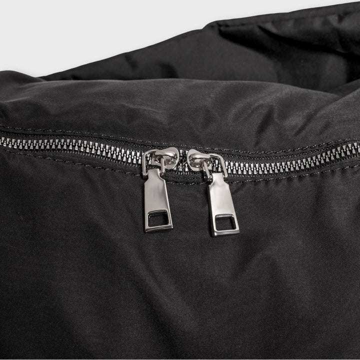 Baggy Puffer Sling in Black