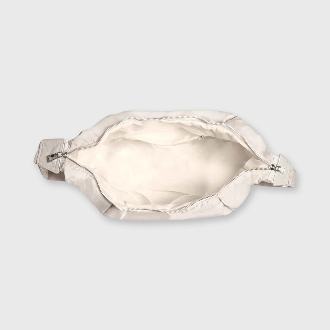 Baggy Puffer Sling in Cream