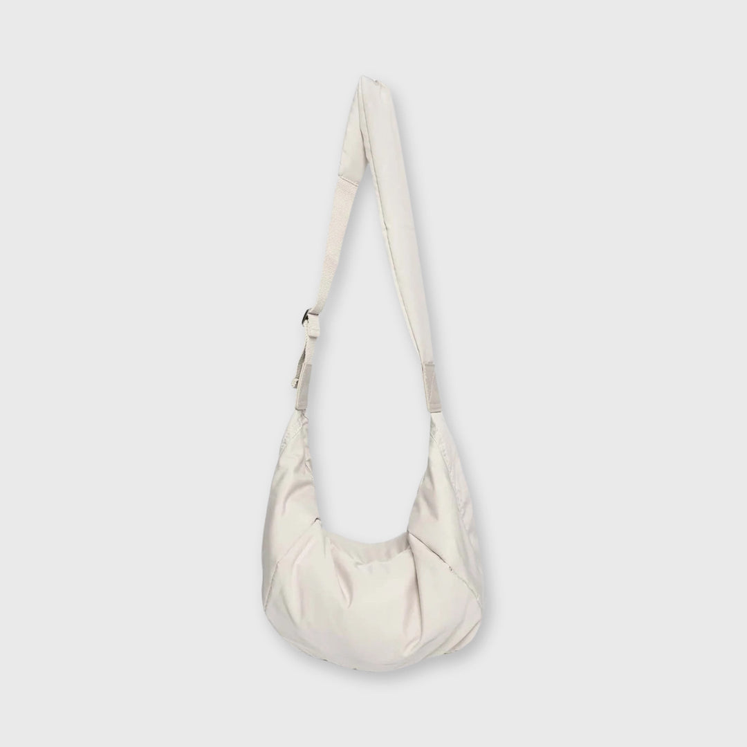 Baggy Puffer Sling in Cream