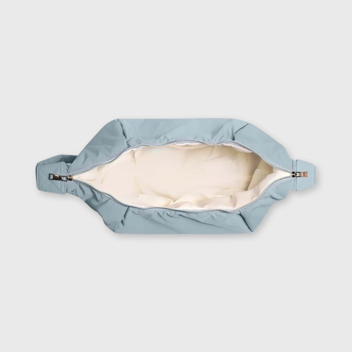 Baggy Puffer Sling in Light Blue