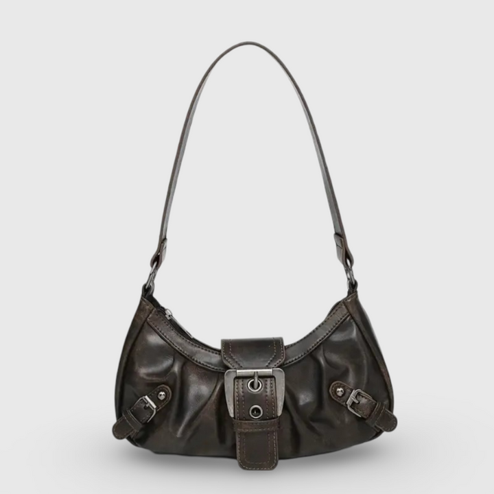 Vintage Dream Baguette Shoulder Bag in Khaki