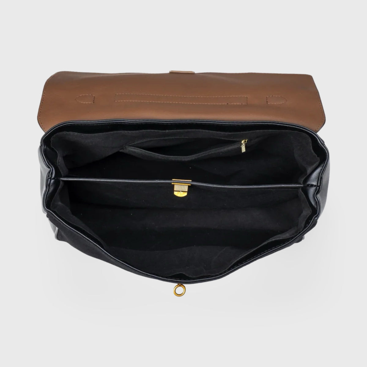 Ciara Premium Top Handle Satchel in Navy