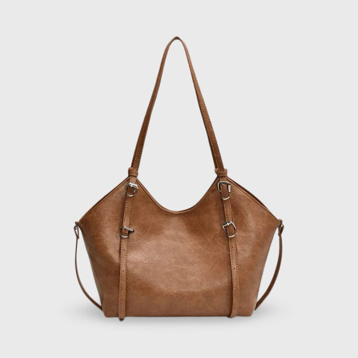 Yara Shopper Tote in Cognac