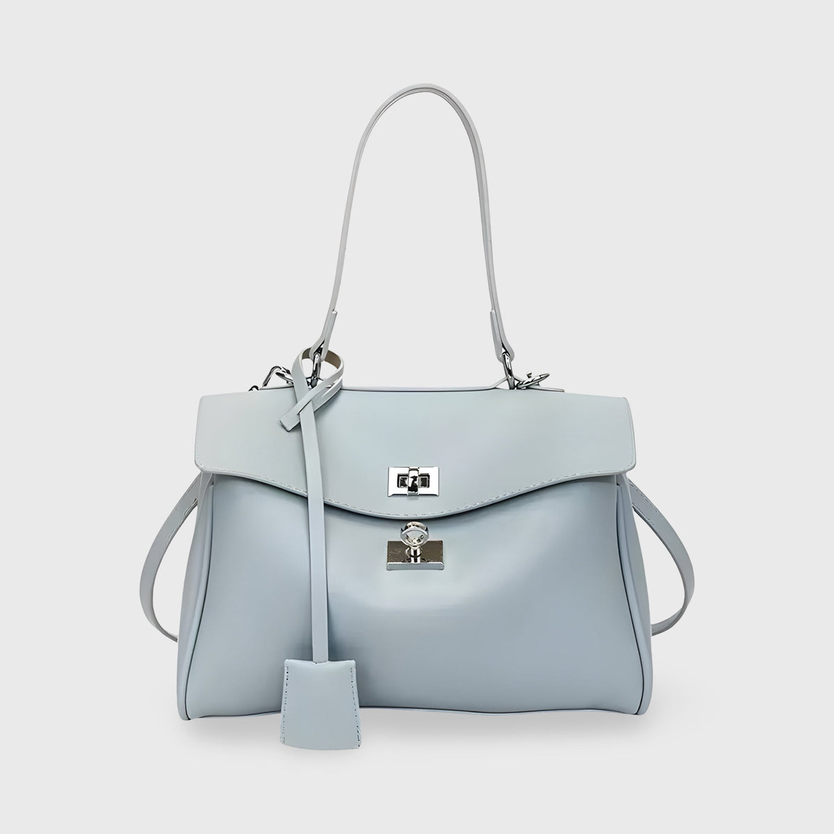 Ciara Nova Top Handle Satchel in Light Blue