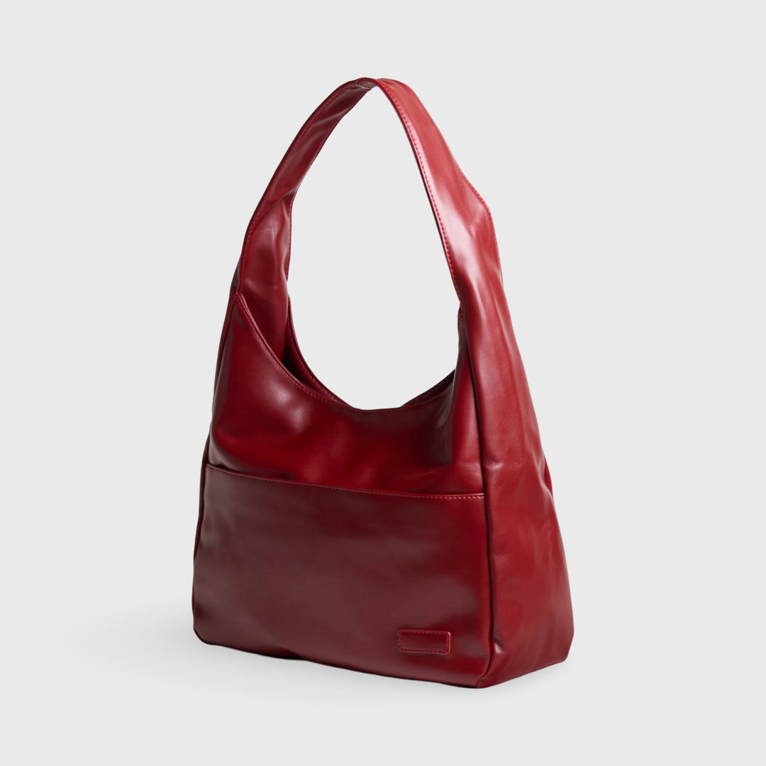 Everyday Shoulder Tote in Red