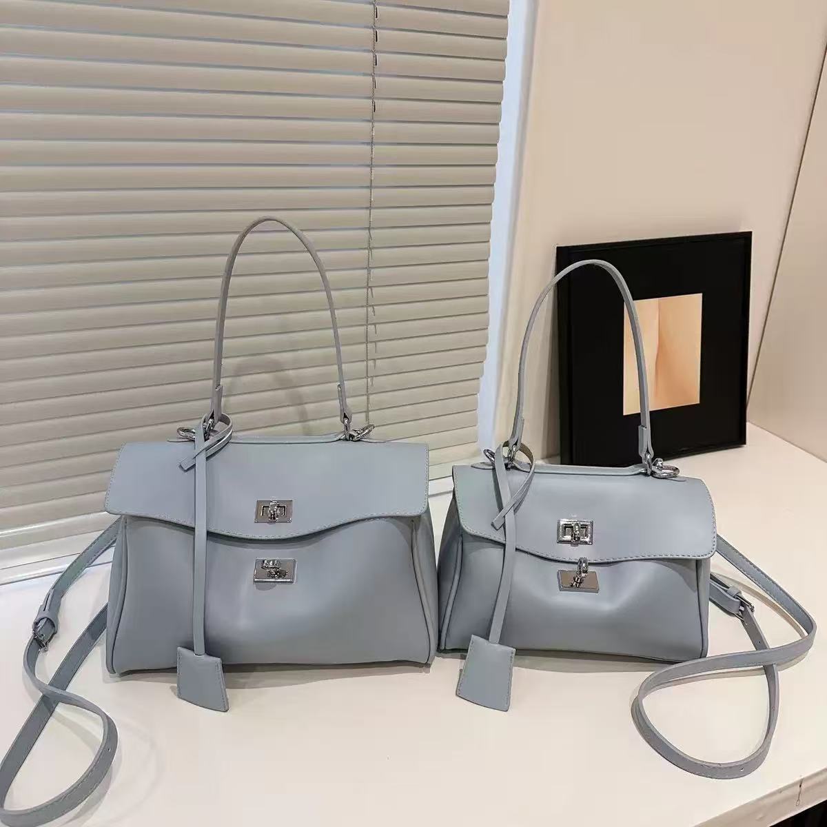 Ciara Nova Top Handle Satchel in Light Blue