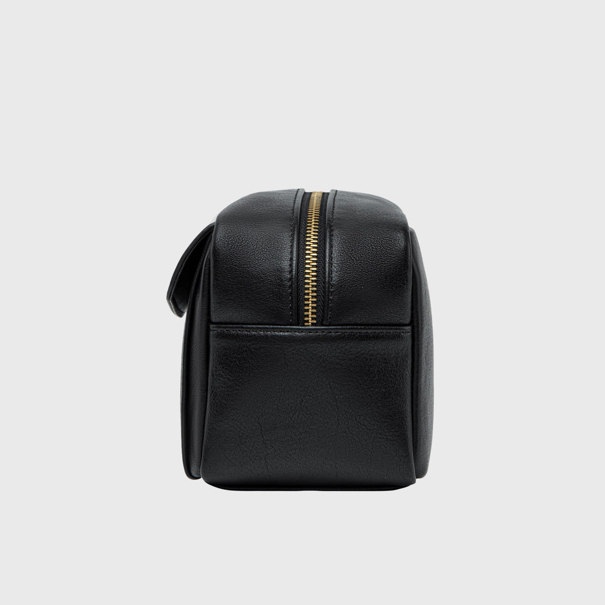 Ciara Vegan Leather Beauty Case in Black
