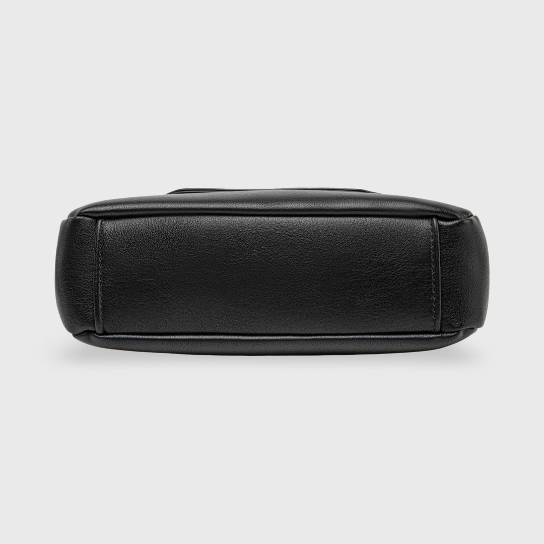 Ciara Mini Shoulder Baguette in Black