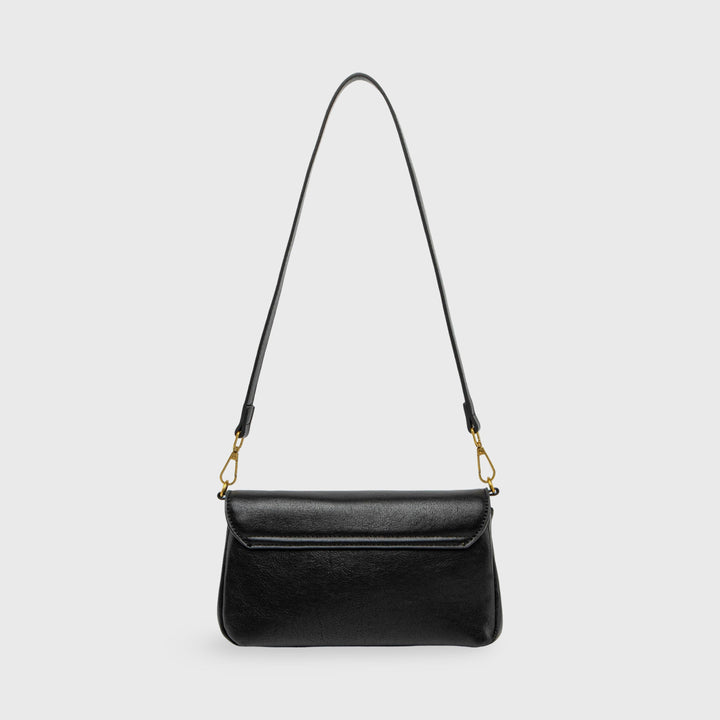 Ciara Mini Shoulder Baguette in Black