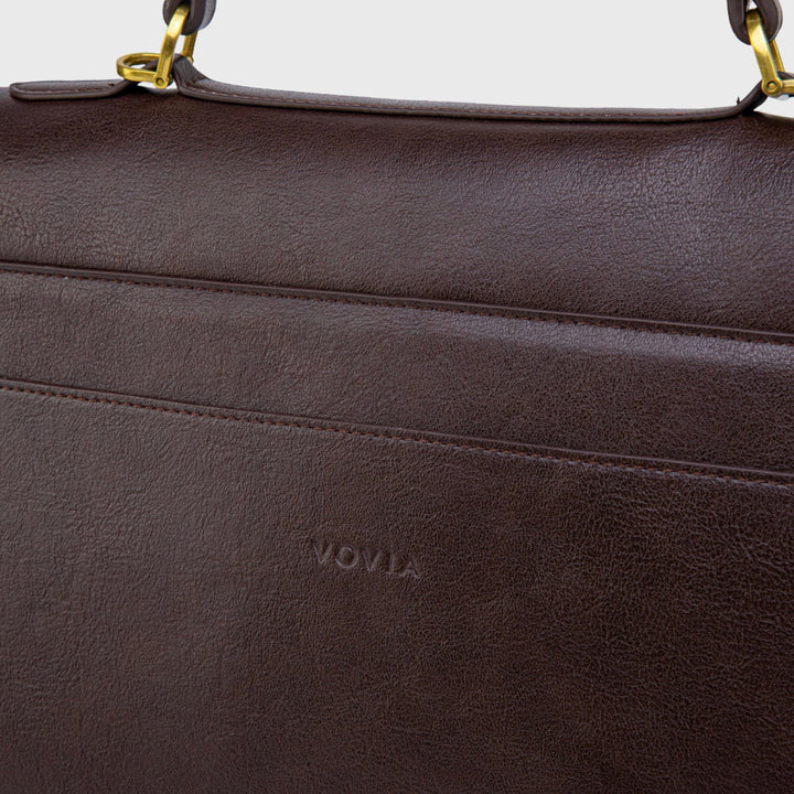 Ciara Essential Top Handle Bag in Aubergine