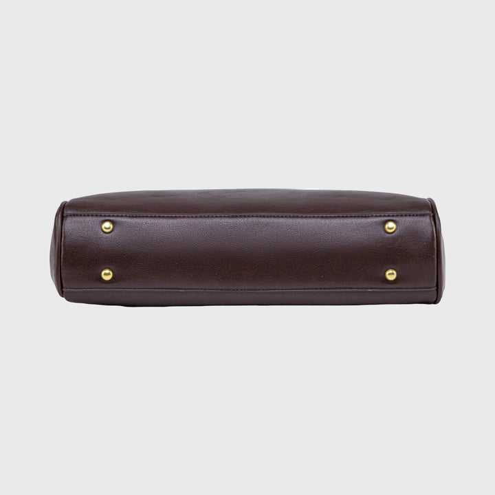 Ciara Essential Top Handle Bag in Aubergine