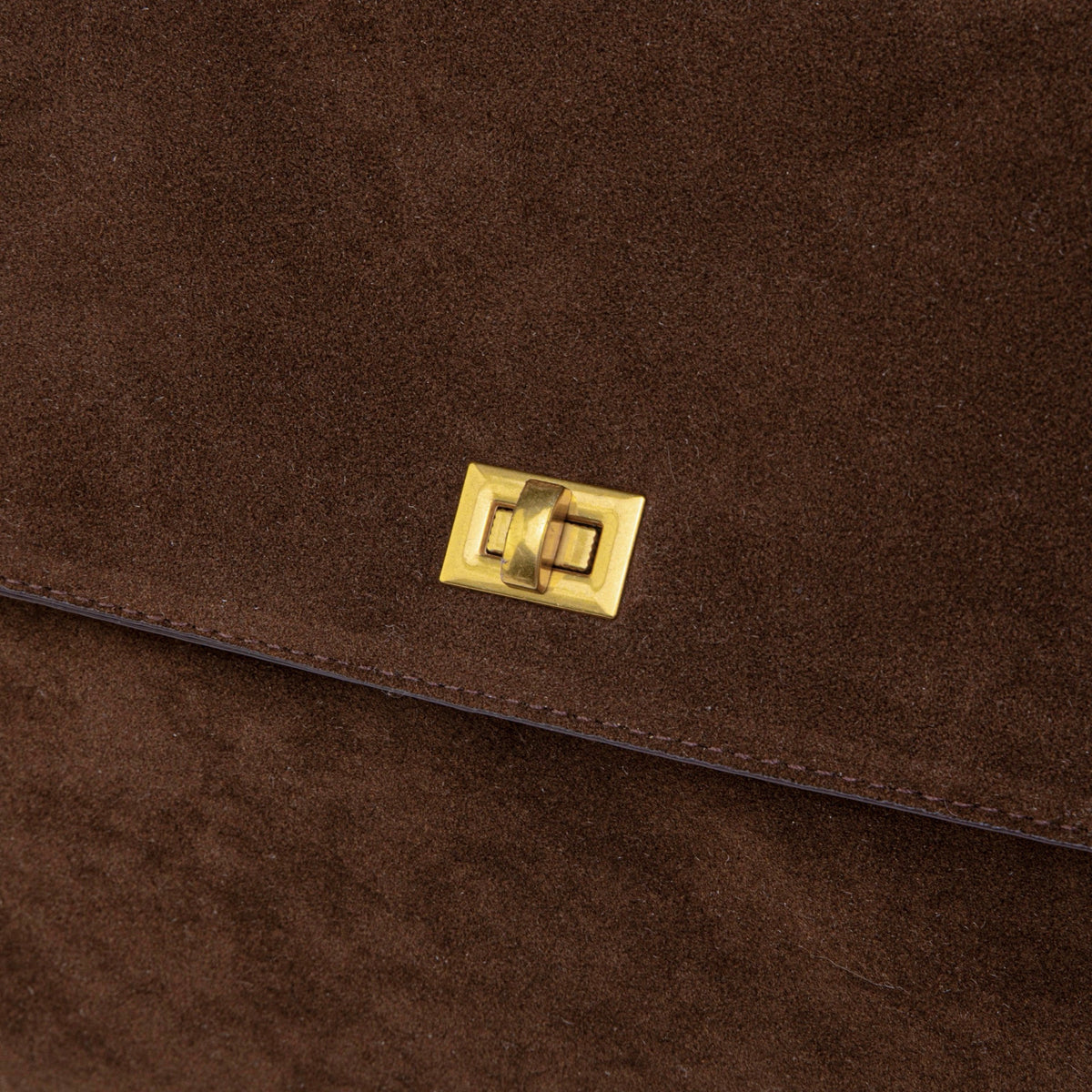 Ciara Essential Suede Top Handle Bag in Brown