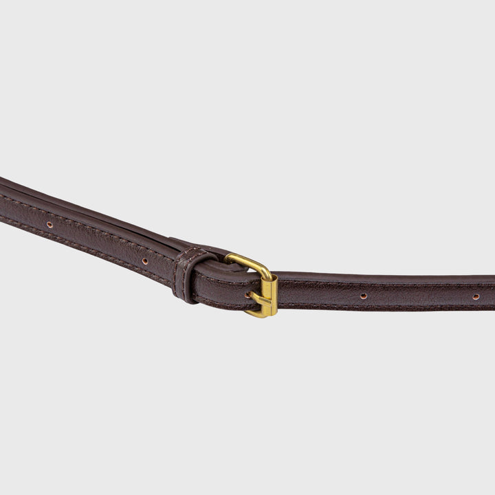 Ciara Essential Faux Suede Top Handle Bag in Brown