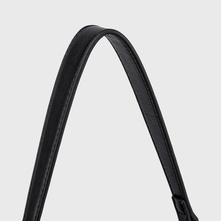 Ciara Essential Vegan Leather Top Handle Bag in Black