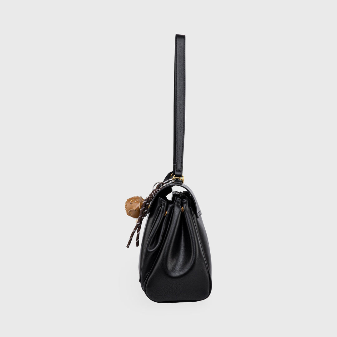 Ciara Vintage Top Handle Bag in Black