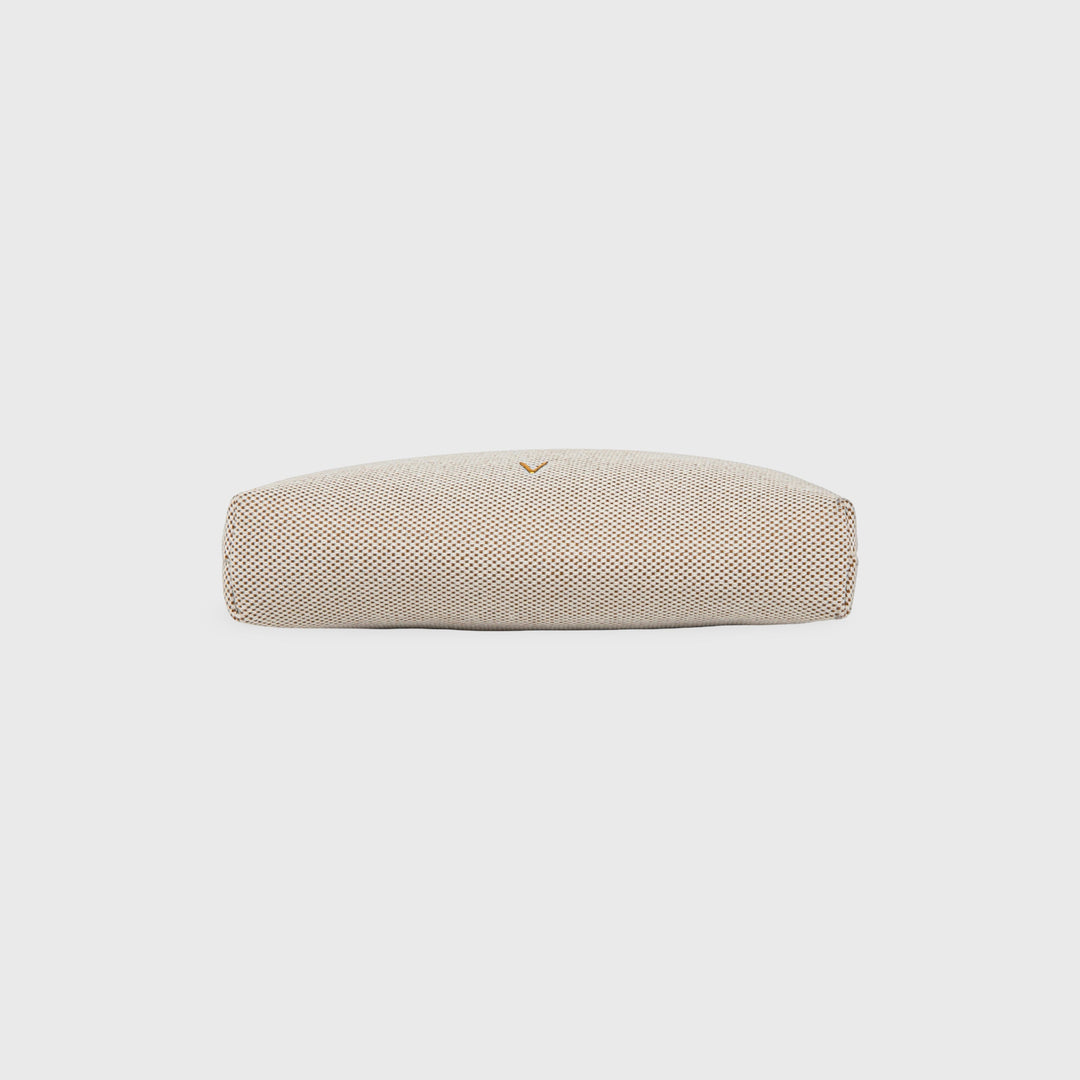 Ciara Canvas Zip Pouch in Natural