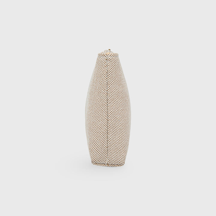 Ciara Canvas Zip Pouch in Natural