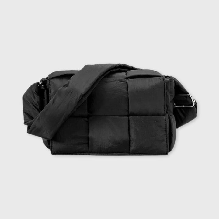 Jane Puffer Shoulder Bag in Black
