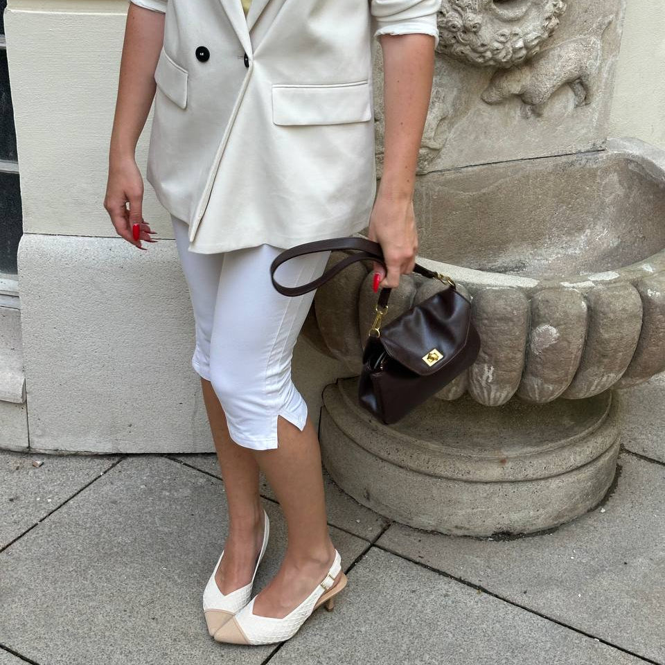 Dark Brown Mini Shoulder Baguette | Ciara