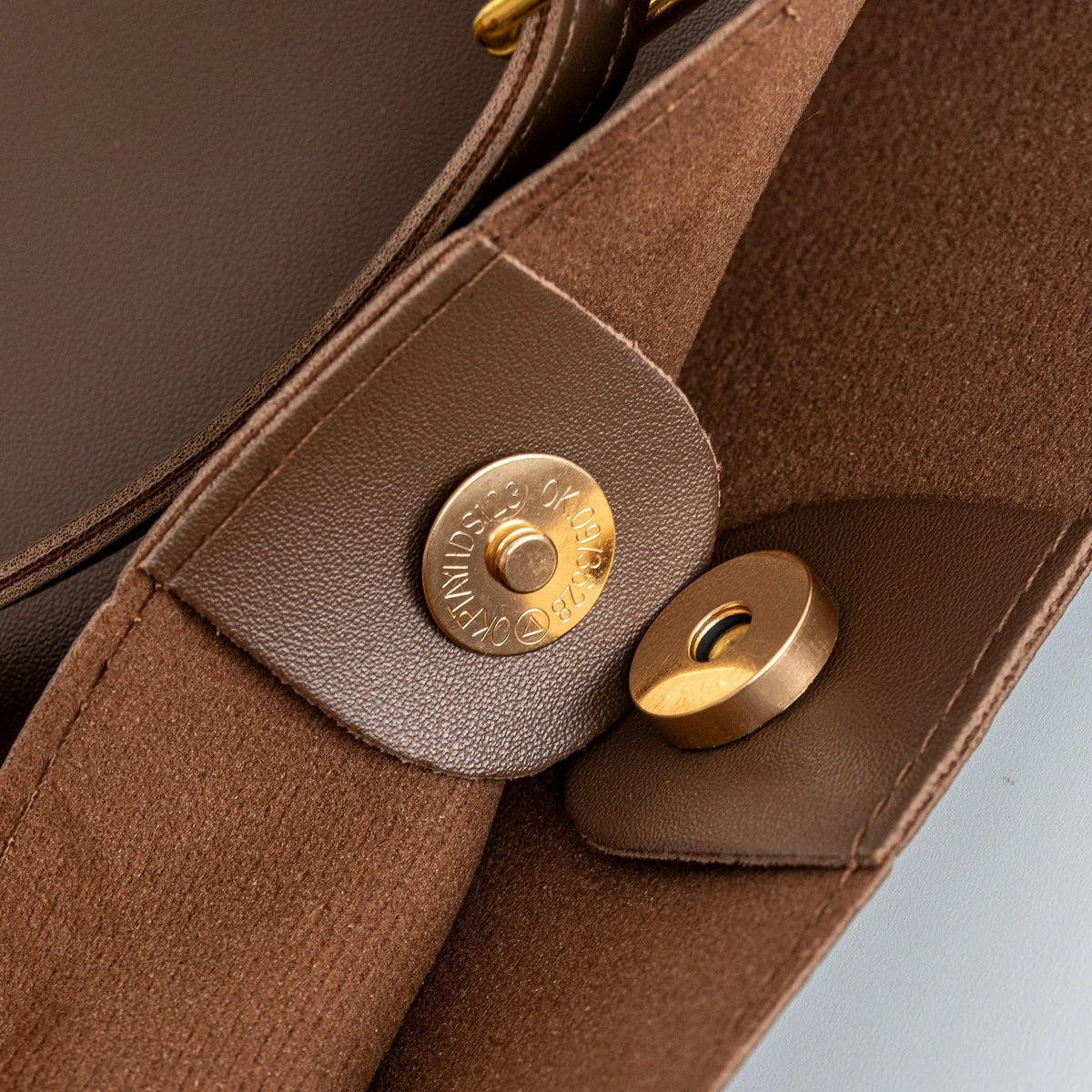 Nova Structured Bucket Tote in Brown
