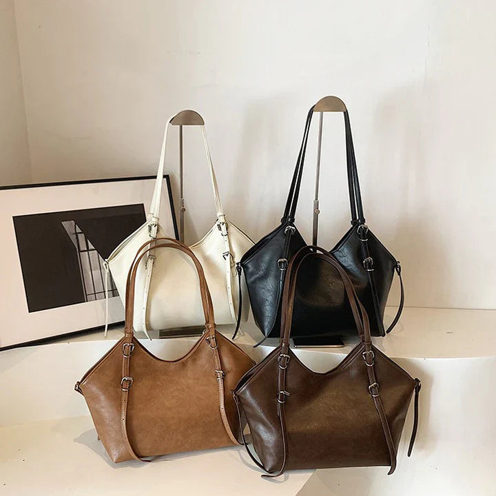 Yara Shopper Tote in Black