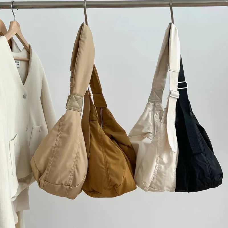 Baggy Puffer Sling in Sand