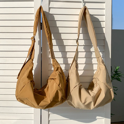 Baggy Puffer Sling in Camel