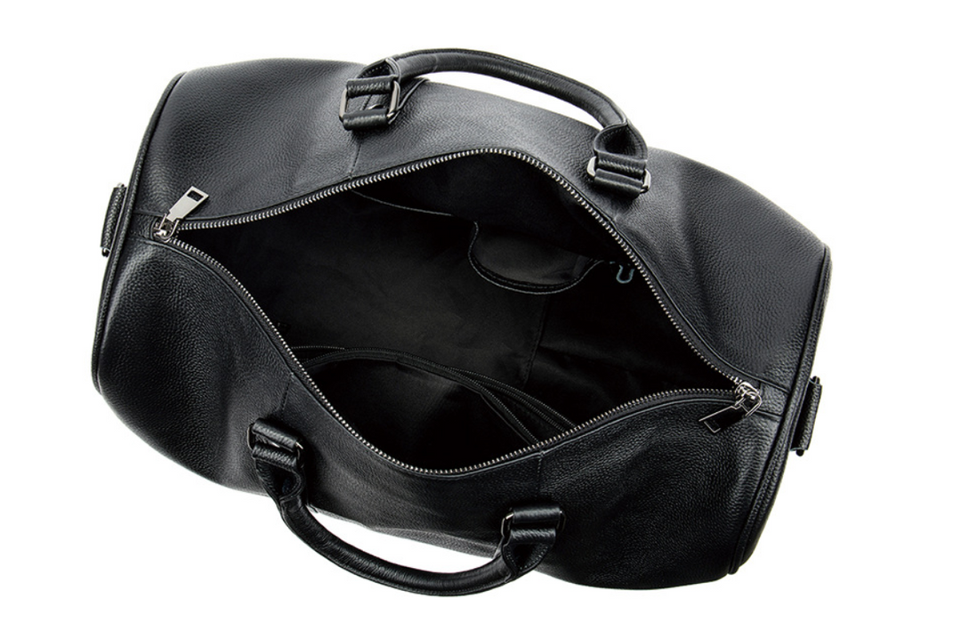 Men's Leather Travel Bag – Large with Shoe Compartment