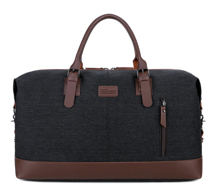 Large Gym Bag - Canvas Travel Carryall with Multiple Compartments