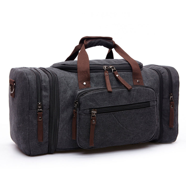 Canvas Travel Bag for Men – Spacious Carryall with Soft Handles