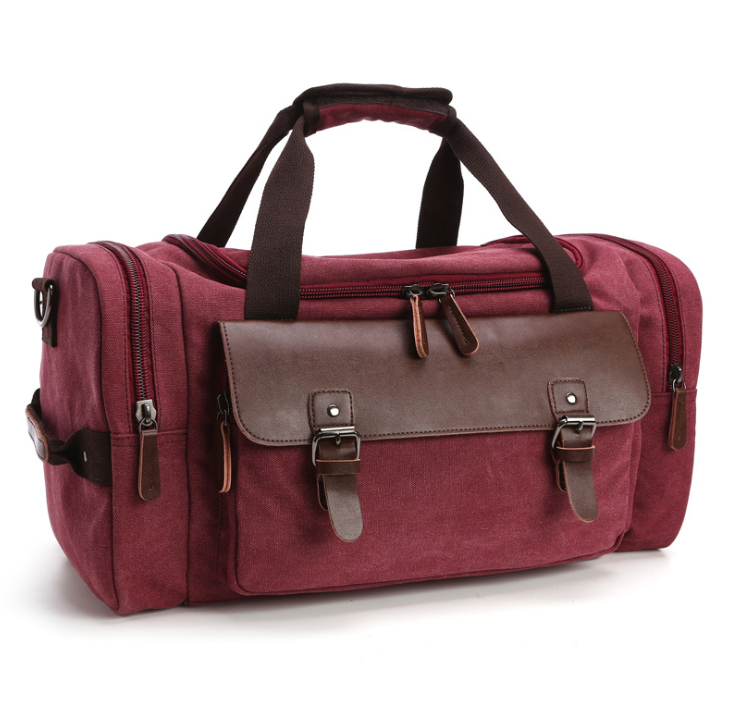 Canvas Travel Bag Shoulder Handbag – Lightweight Large Capacity
