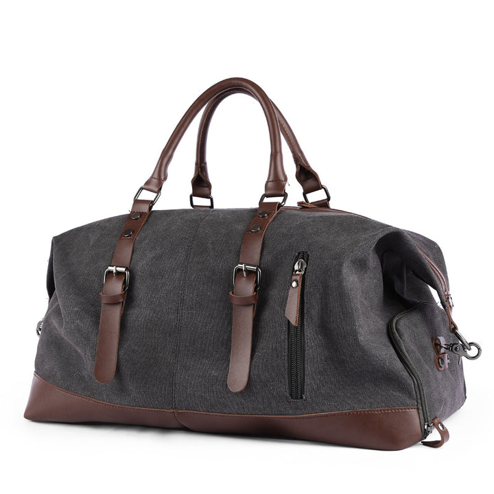 Men's Travel Bag – Large Canvas Shoulder Carry-All Tote