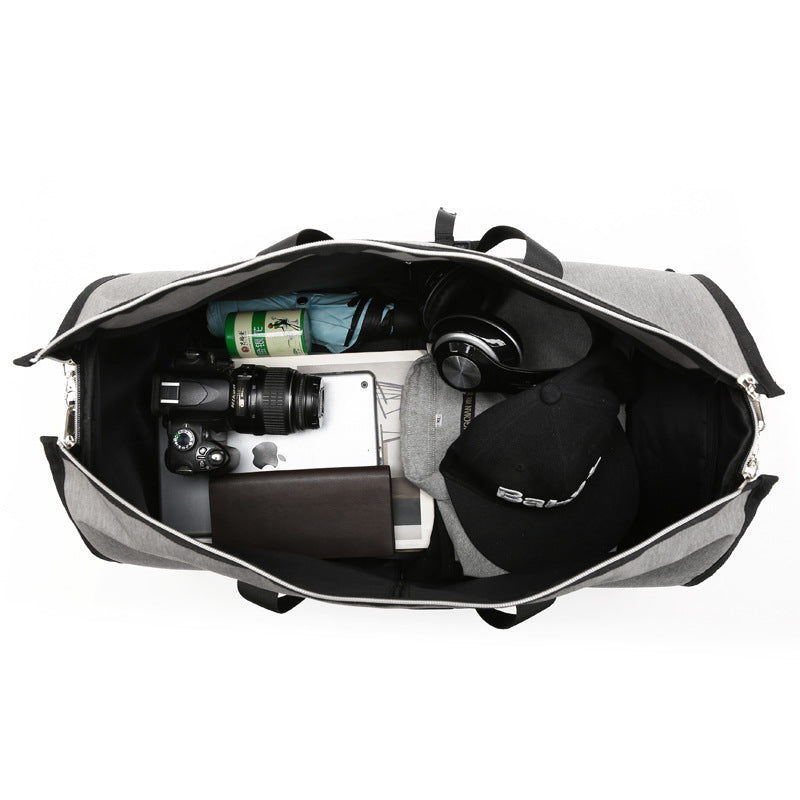 Duffel Bag – Structured Canvas Travel Duffel for Business Organization