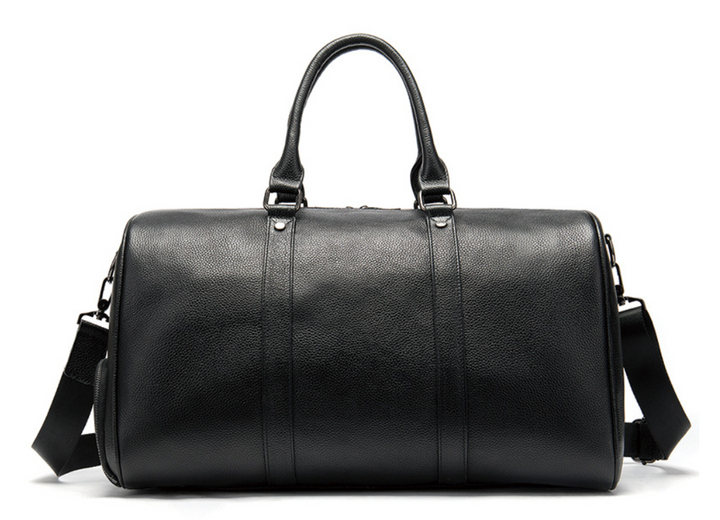 Men's Leather Travel Bag – Large with Shoe Compartment