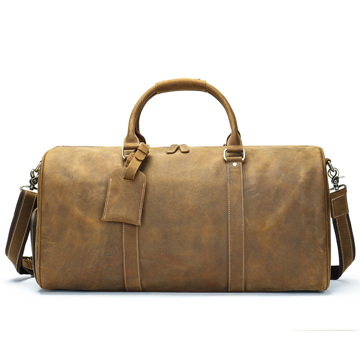 Men's Large Travel Bag – Wet/Dry Compartments, Multi-Pocket Nylon