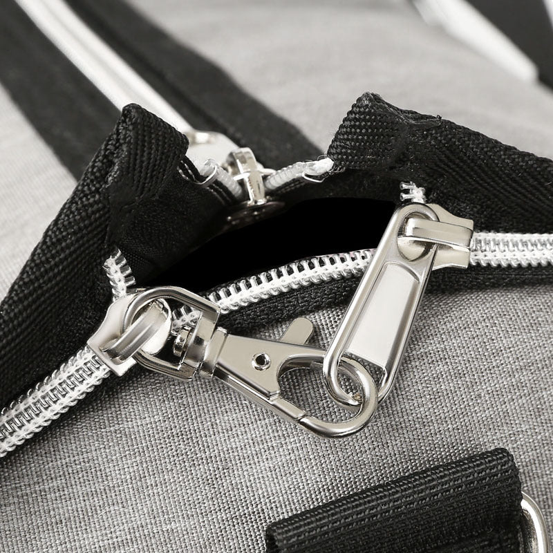 Duffel Bag – Structured Canvas Travel Duffel for Business Organization