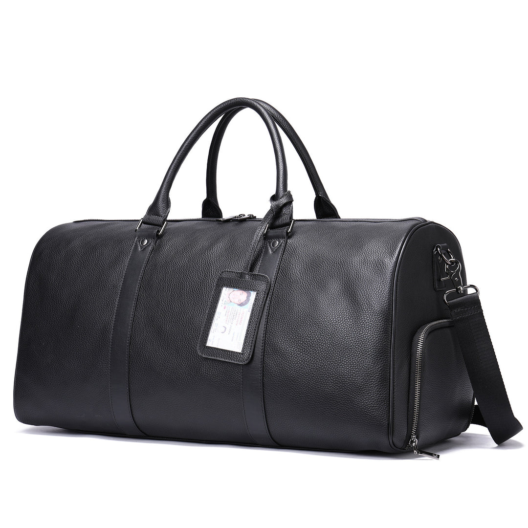 Men's Large Travel Bag – Wet/Dry Compartments, Multi-Pocket Nylon