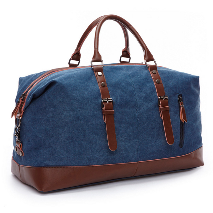 Men's Travel Bag – Large Canvas Shoulder Carry-All Tote