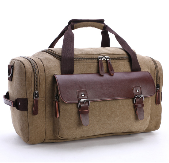 Canvas Travel Bag Shoulder Handbag – Lightweight Large Capacity