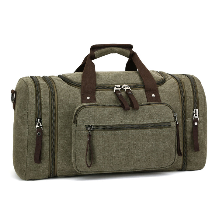 Canvas Travel Bag for Men – Spacious Carryall with Soft Handles