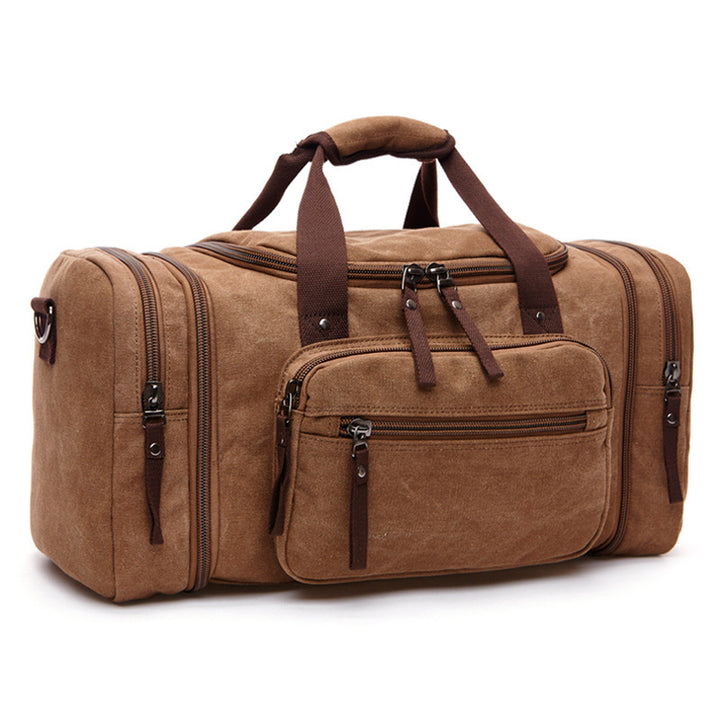 Canvas Travel Bag for Men – Spacious Carryall with Soft Handles