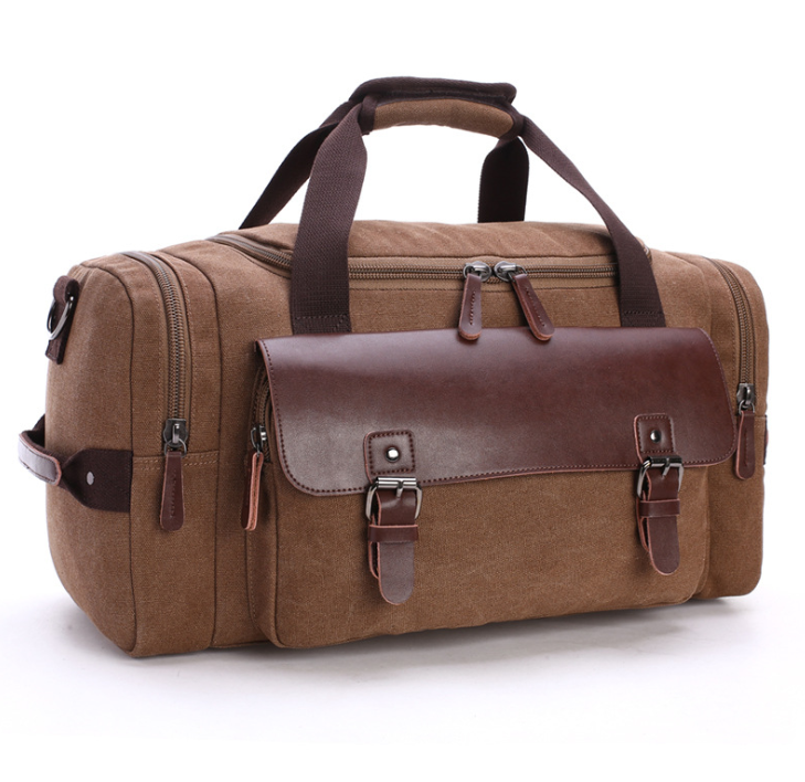 Canvas Travel Bag Shoulder Handbag – Lightweight Large Capacity