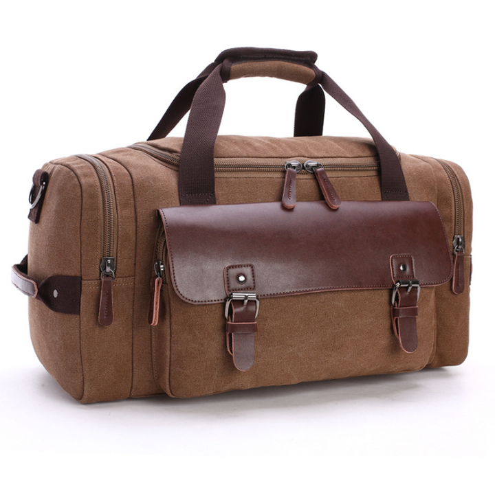 Canvas Travel Bag Shoulder Handbag – Lightweight Large Capacity