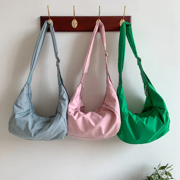 Baggy Puffer Sling in Pink