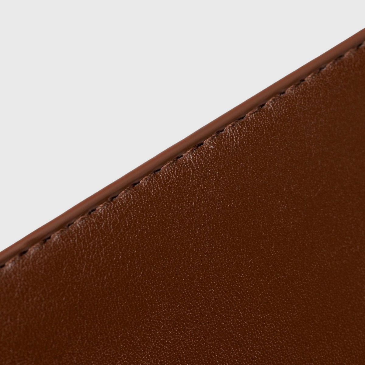 Bella Vegan Leather Saddle Bag in Cream and Brown