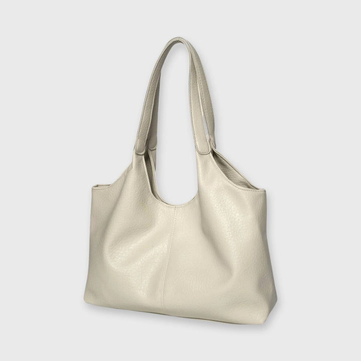 Hannah Bucket Bag in Ivory